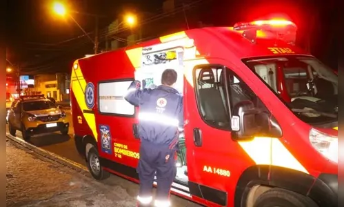 Idosa fica ferida após ser atropelada por caminhão em Ivaiporã