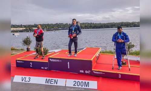 Apucaranense Giovane Vieira conquista bronze na Copa do Mundo de Paris