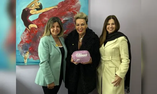 Secretária Jossuela apresenta o programa 'De Bem Comigo' à deputada