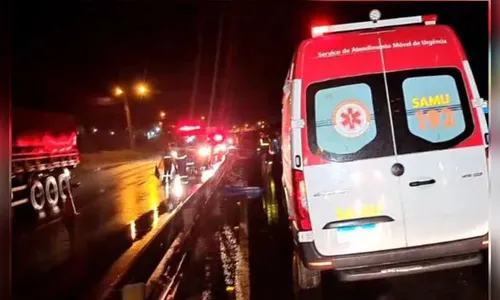 Homem morre atropelado por carreta na BR-373 no Paraná