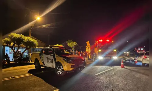 Homem morre atropelado na PR-317; motorista fugiu sem prestar socorro