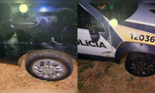 Motorista embriagado colide contra viatura na PR-218 e acaba preso
