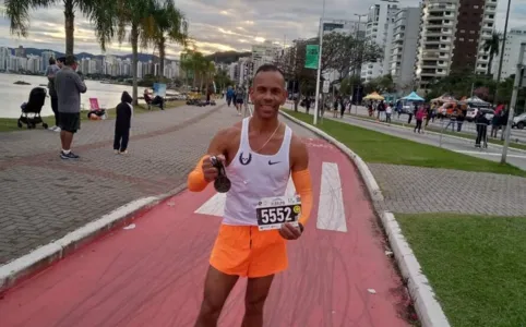 O atleta de Apucarana foi destaque nas provas realizadas em Florianópolis
