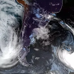 O ciclone extratropical pode trazer ventos de até 80 km/h