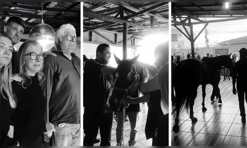 Família leva égua ao velório da filha de 11 anos que morreu após queda