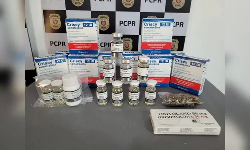 Personal trainer é preso com grande quantidade de anabolizantes; veja