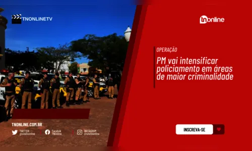 PM vai intensificar policiamento em áreas de maior criminalidade