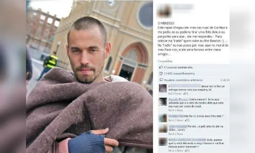 ‘Mendigato’ paranaense é encontrado no Rio após 6 meses desaparecido