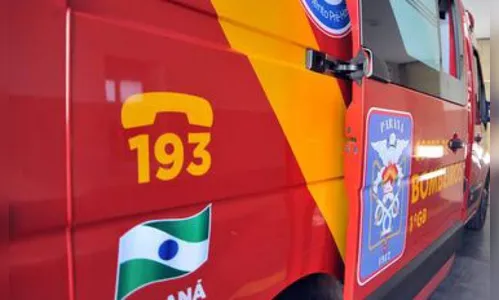 Acidente na Avenida Aviação mobiliza Corpo de Bombeiros em Apucarana