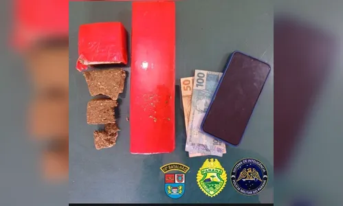 Polícia Militar prende jovem com 1 quilo de maconha em Califórnia