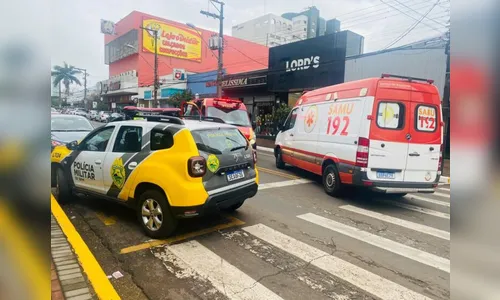 Acidente no centro de Apucarana deixa mulher e adolescente feridos