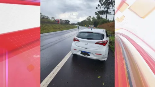 Veículo Hyundai/HB20 foi recuperado na BR-376