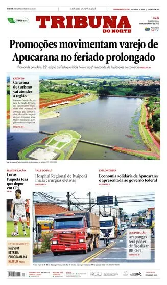 Edição do dia 6 de setembro de  2023