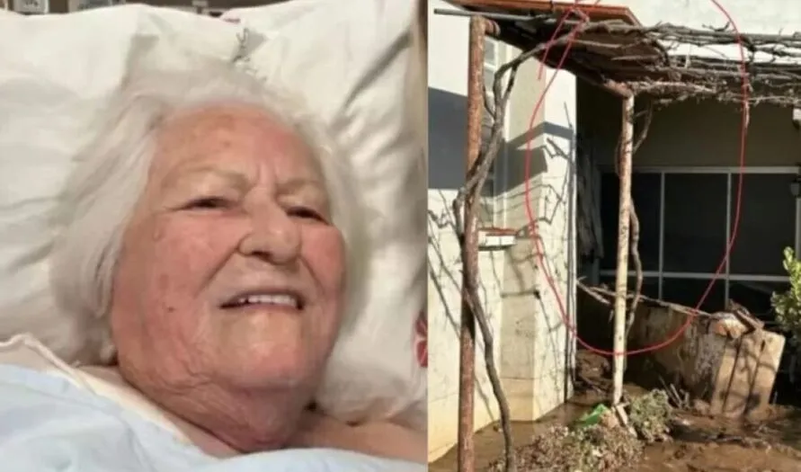 Elma Berger de Souza, 99 anos, sobreviveu à enchente