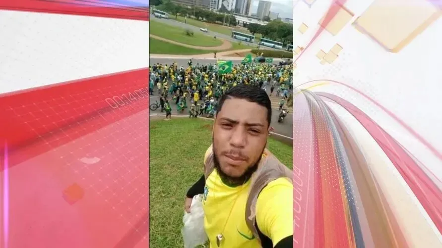 Matheus Lima de Carvalho Lázaro está preso em Brasília desde 8 de janeiro