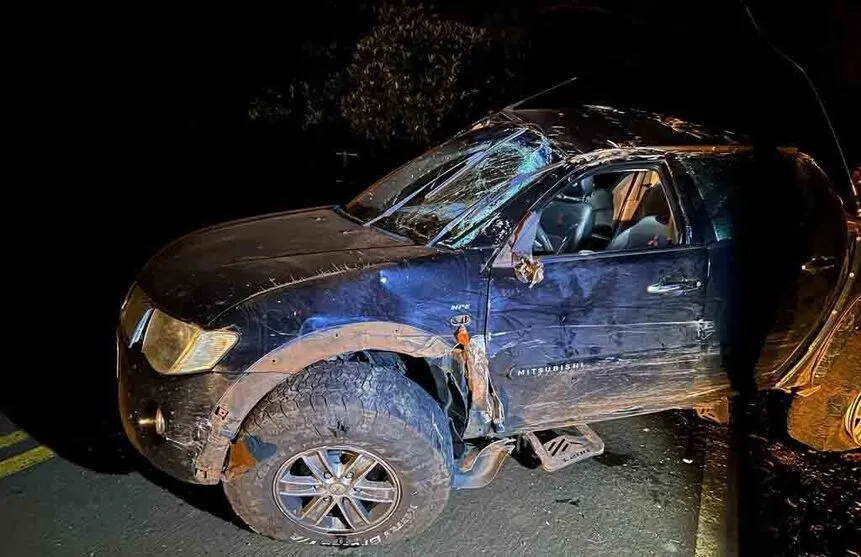 A batida ocorreu a cerca de 200 metros da entrada do Campo do Bairro Patinhos