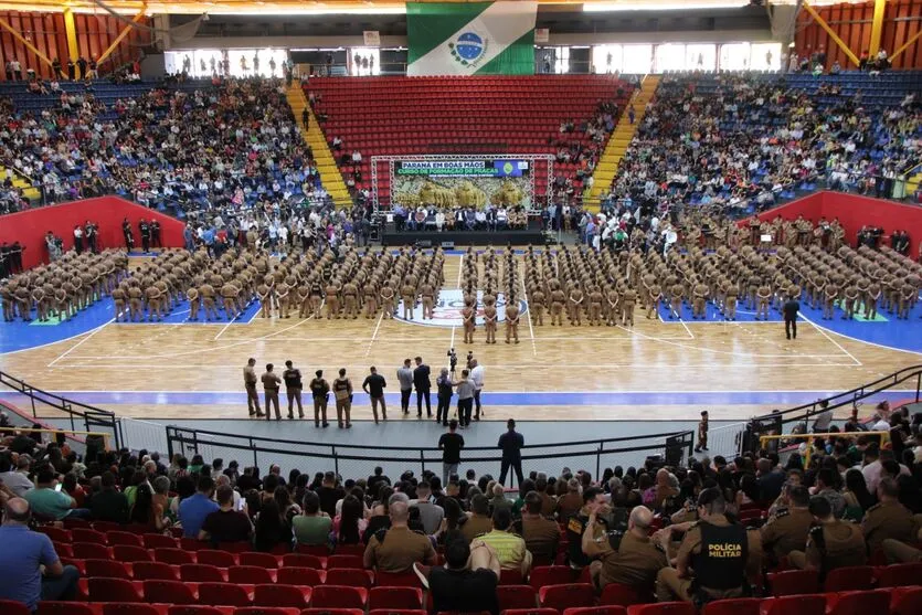 A cerimônia de formatura contou com mais de 362 soldados