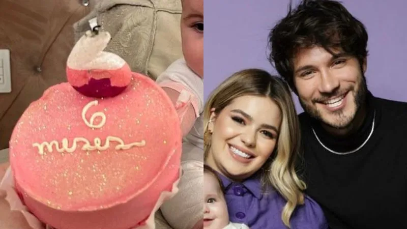 A primeira filha do casal, Lua, está celebrando mais um “mêsversário”