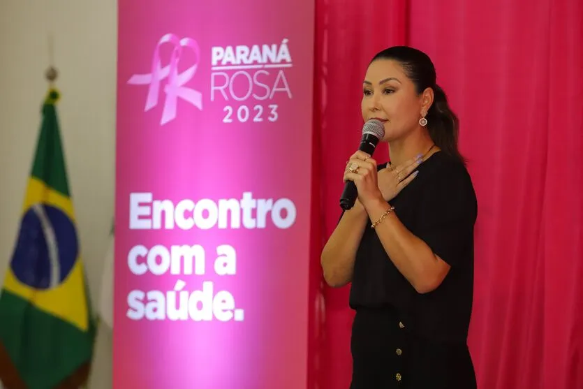 Castro, 26 de setembro de 2023 - Peimeira dama, Luciana Saito Massa, promove encontro com primeiras damas e autoridades em Castro.