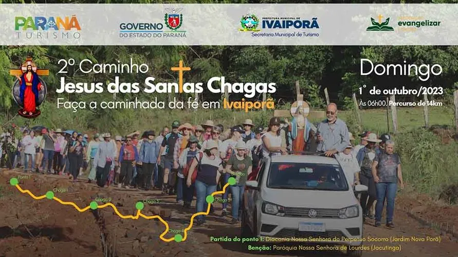 Inscreva-se e participe desta incrível jornada espiritual pelo 2º Caminho Jesus das Santas