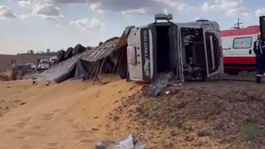 O capotamento foi em Maripá, no oeste do Paraná