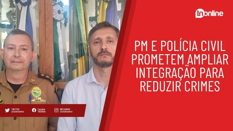 PM e Polícia Civil prometem ampliar integração para reduzir crimes