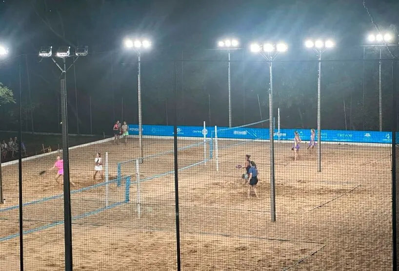 Partidas de Beach Tennis também são disputadas