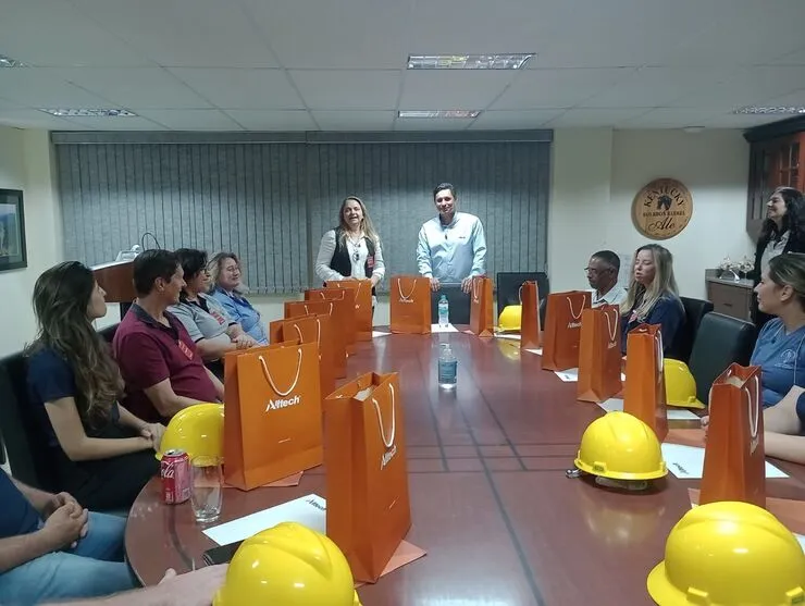 Prefeitura Maria Regina em visita à Alltech