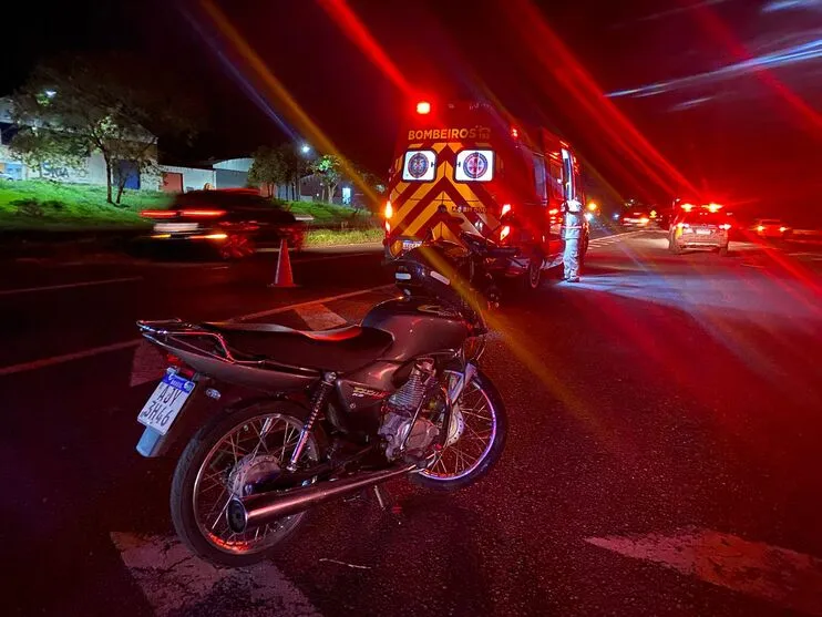 Siate atendeu motociclista que ficou ferido