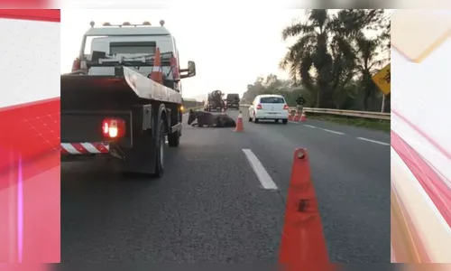 Motociclista morre após bater em cavalo na BR-277 no PR