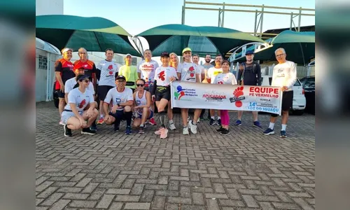 Equipe Pé Vermelho disputa a Maratona Internacional de Foz do Iguaçu