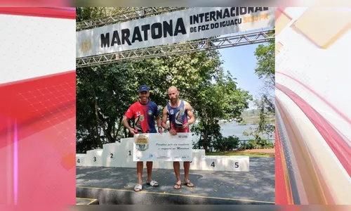 Apucaranenses se destacam na Maratona de Foz do Iguaçu; confira