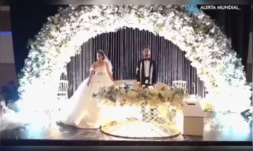 Vídeo mostra como começou incêndio em casamento que matou quase 100