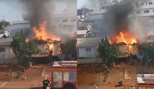 Apesar do susto, ninguém ficou ferido