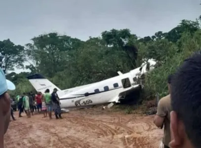 Avião caiu em Barcelos