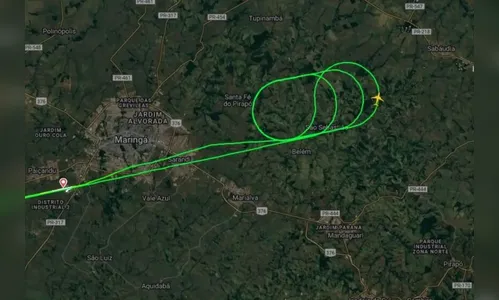 Após decolar, avião voa em círculos e volta ao Aeroporto de Maringá