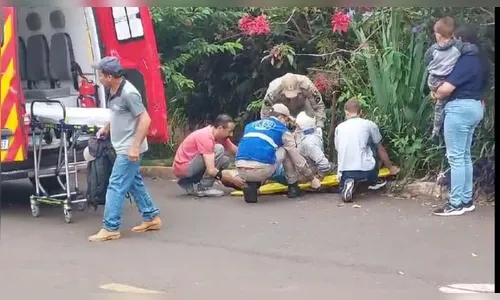 Homem sofre contusão no crânio após queda de bicicleta
