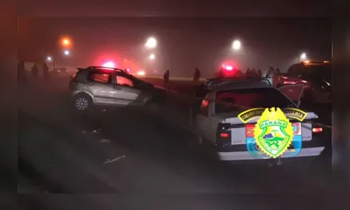 Câmera registra acidente que matou duas jovens na PR-218; veja