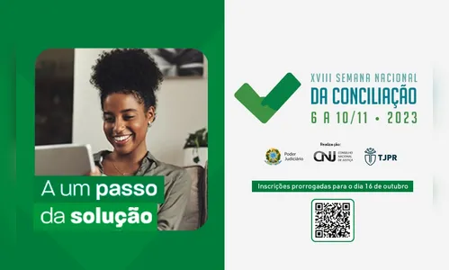 Semana da Conciliação será realizada entre 6 e 10 de novembro