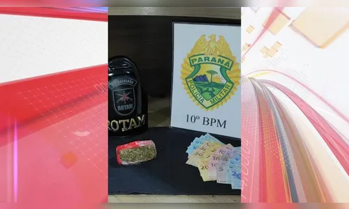 Rotam prende dono de conveniência suspeito de tráfico em Apucarana