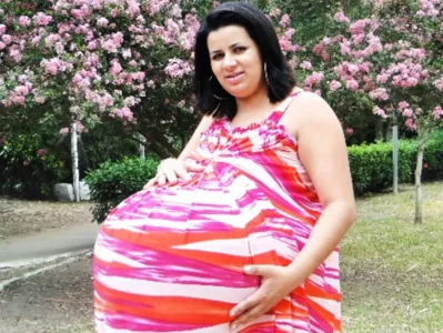 Em 2012, Maria Verônica Santos  apareceu em programas de TV com uma barriga falsa