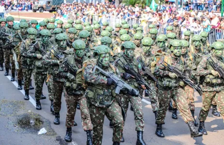 Exército Brasileiro é uma das principais atrações do desfile