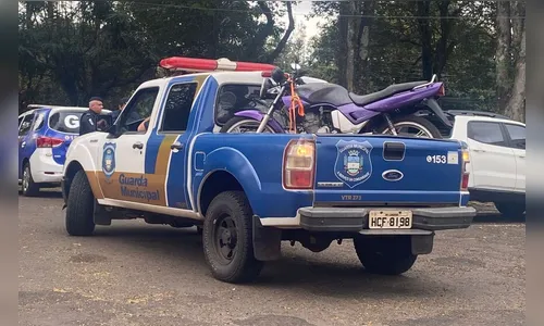 Guarda Municipal de Apucarana recupera moto furtada em Faxinal; veja