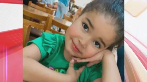 Menina Heloísa dos Santos Silva, de 3 anos