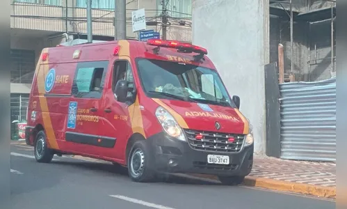 Trabalhador sofre fratura em obra e mobiliza equipe do Siate