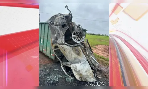 Homem mata a esposa e morre carbonizado após carro pegar fogo