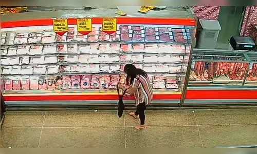 Mulher é presa após furtar mais de R$ 5 mil em picanha de supermercado