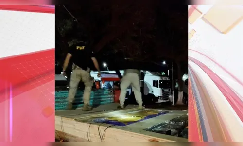 Motorista abandona caminhão com 5 toneladas de maconha em posto no PR