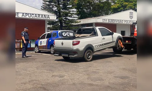 Picape furtada em Guarapuava é encontrada próxima à UPA pela GCM