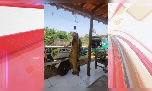 Homem é preso após pescar peixe de 90 kg no Rio Ivaí